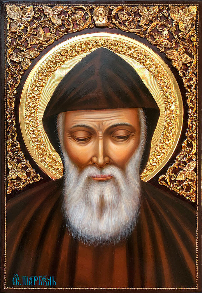 Saint Charbel icon
