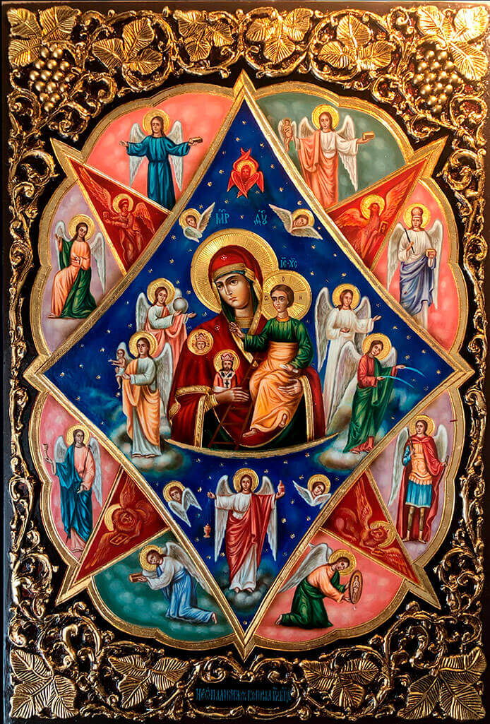 Icon of the Mother of God of the Unburned Heap